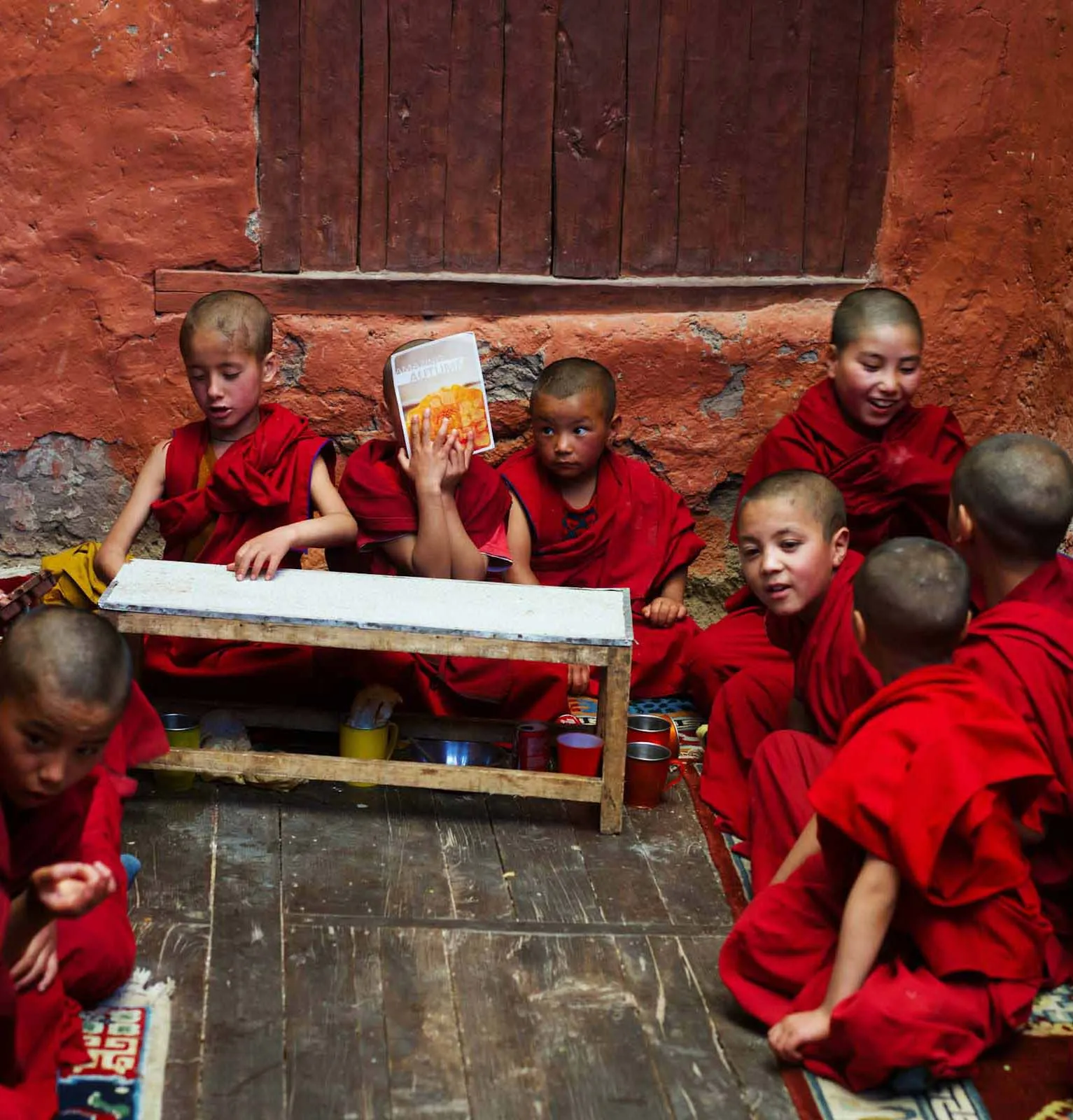 Peaceful Monk in Leh Monastery